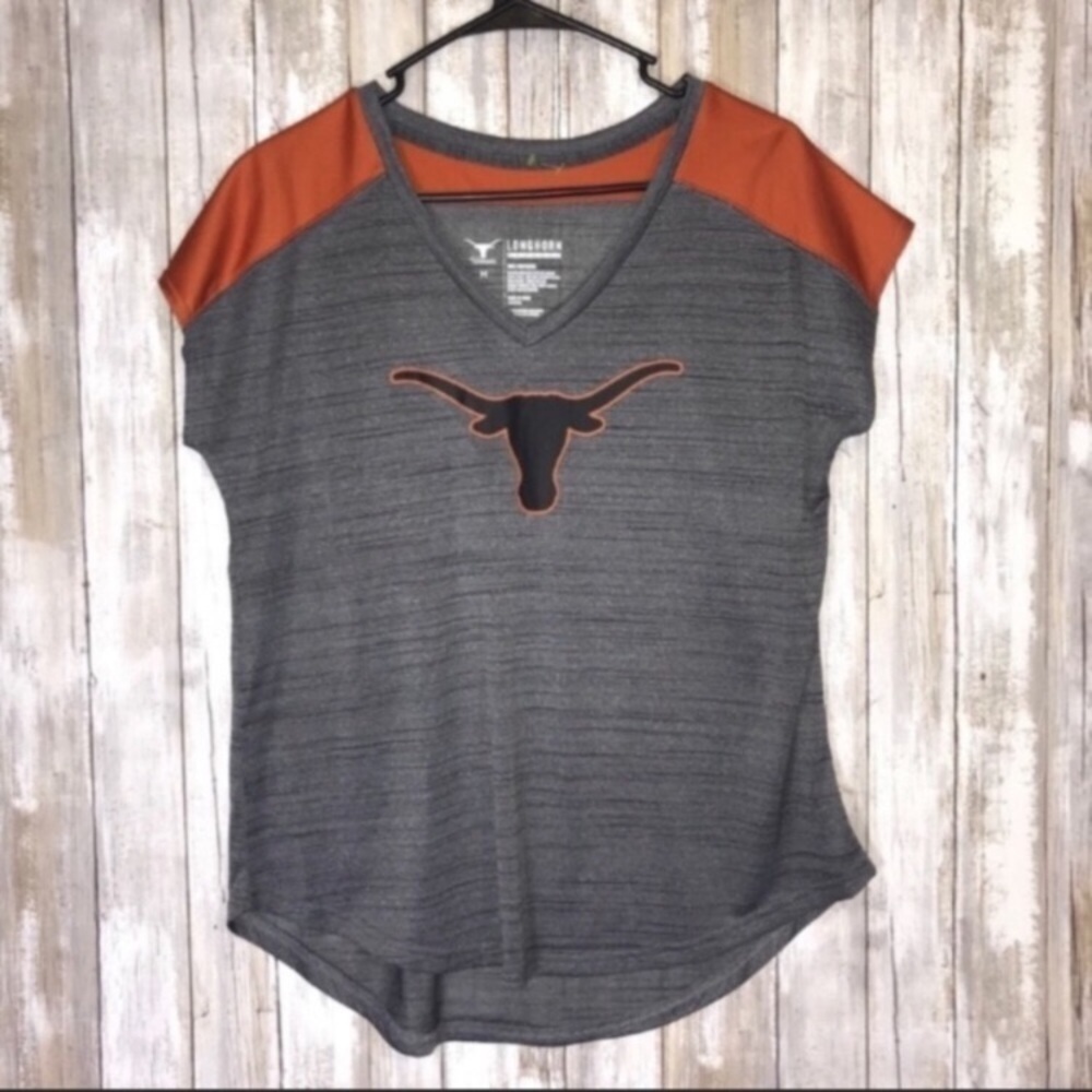 NCAA Gray and Orange Short Sleeve Tee